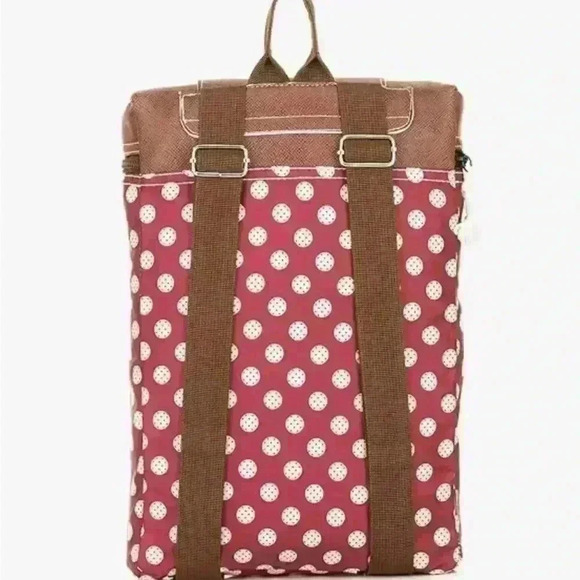 🆕 Girls Monster Backpack 🎒 polka dots - Picture 3 of 7